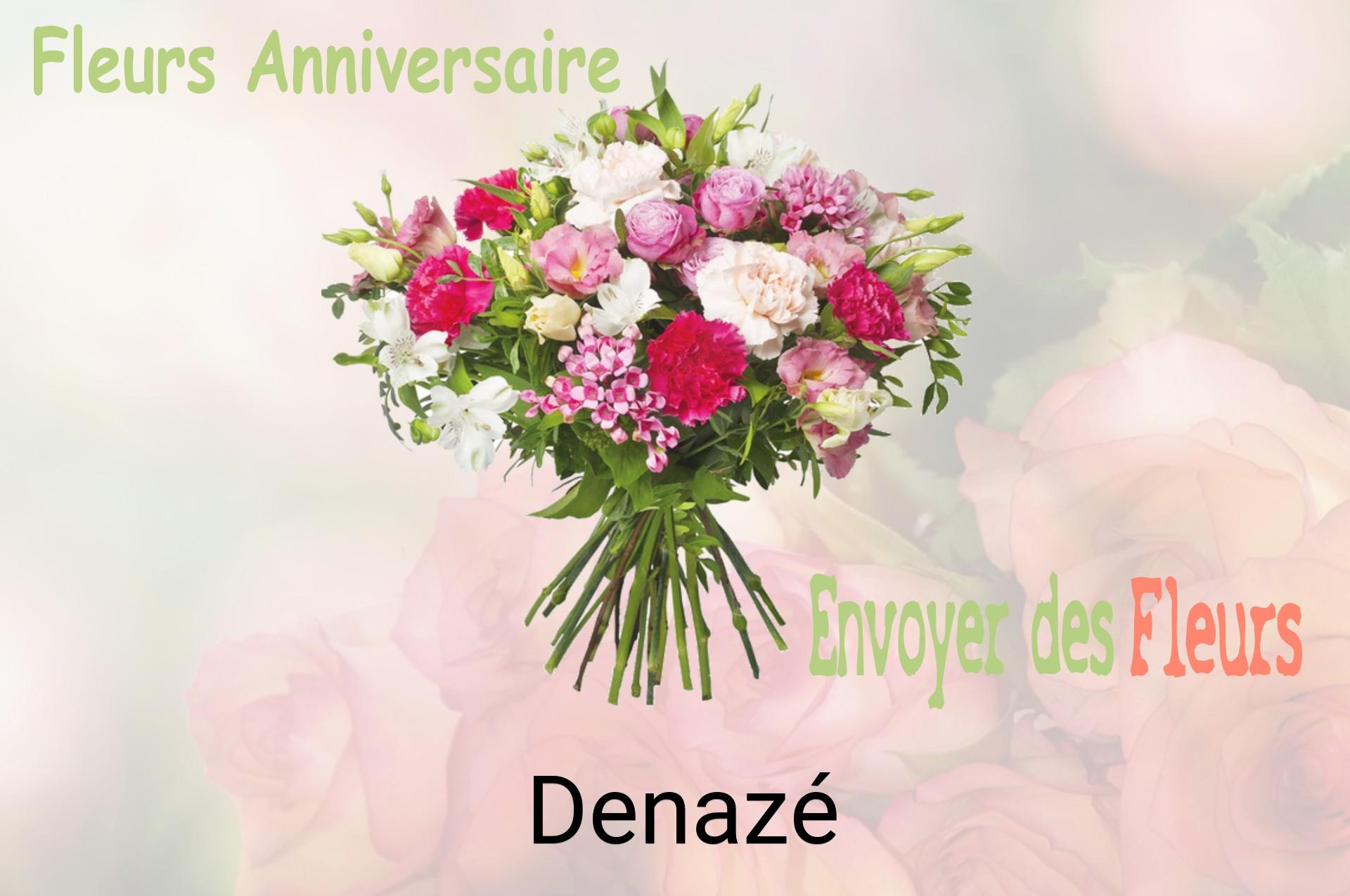 Bouquet de fleurs d’anniversaire livré à Denazé