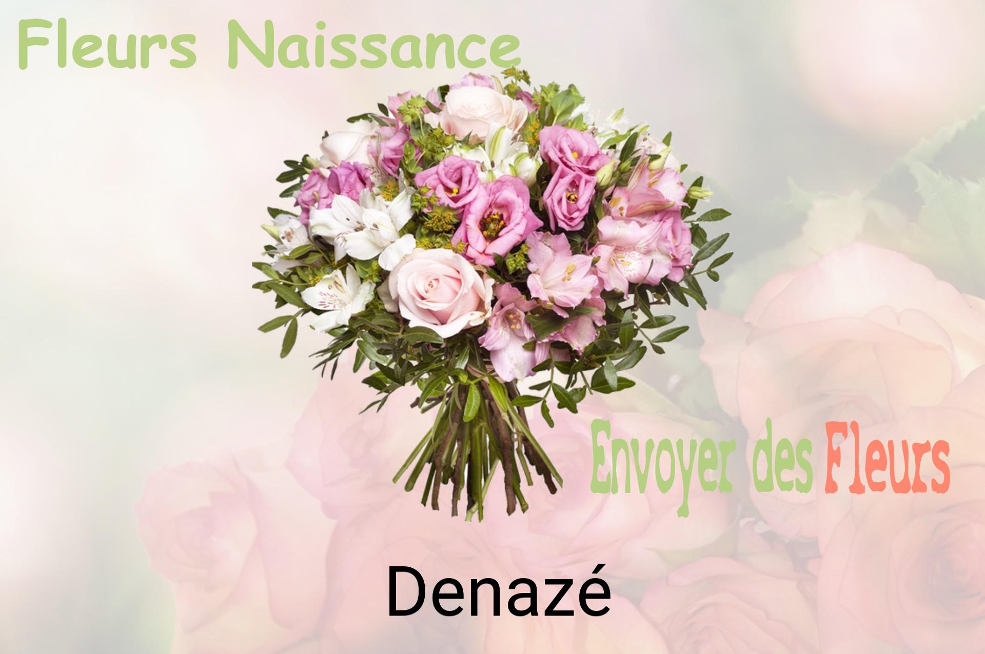 Bouquet de fleurs de naissance livré à Denazé